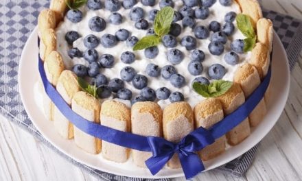 Charlotte dietetica yogurt e frutta