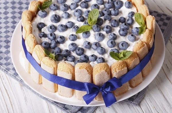 Charlotte dietetica yogurt e frutta