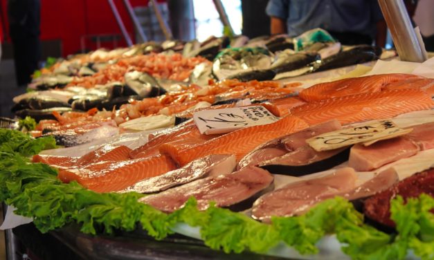 Antipasto di tonno e salmone marinati